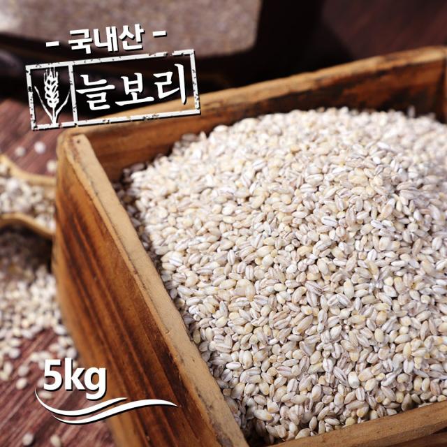 쌀이당 겉보리쌀 늘보리쌀 5kg 2019년산 겉보리 1포