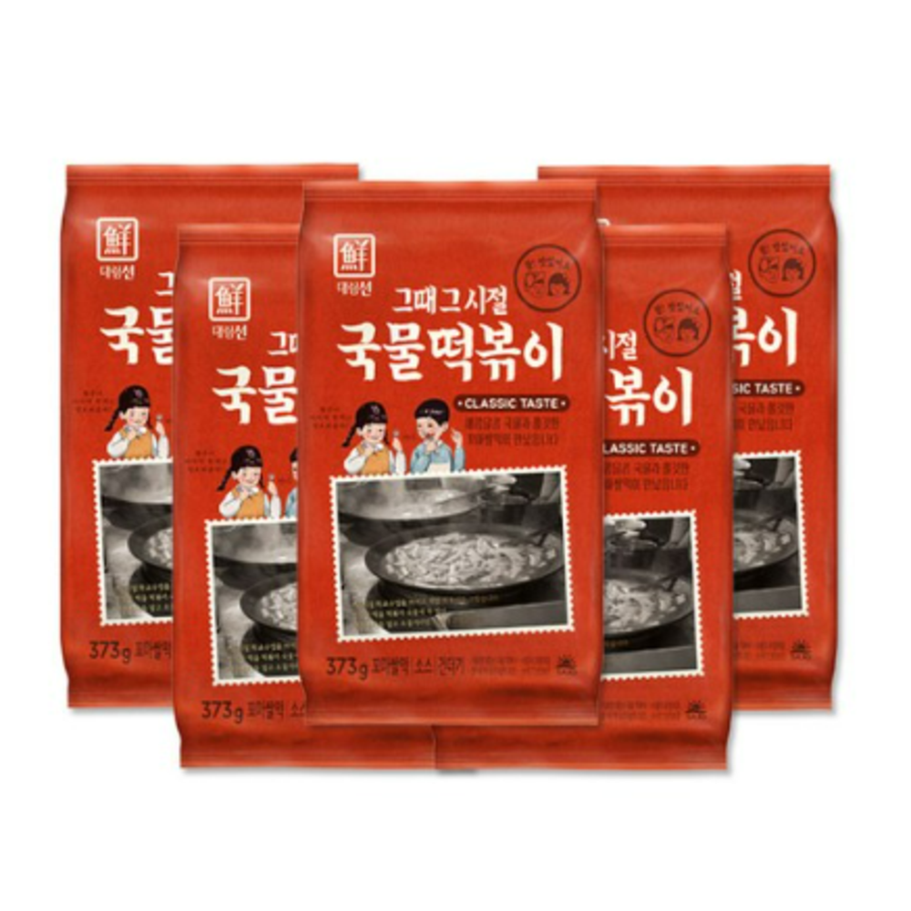 대림선 그때그시절 국물떡볶이 373g * 5팩, 15팩, 373g