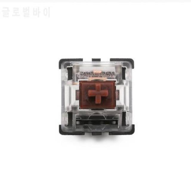 70PCS 팩 3Pin Gateron 촉감 갈색 스위치 키보드 스위치 기계적 게이밍 키보, 상세내용참조, 상세내용참조