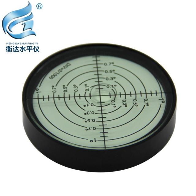 홈바디 원형수평기 금속 만상 몰탈 구슬을 고정밀도 기포 미혹 소형 십자 휴대, 60 *12mm (6부 /2mm 블랙