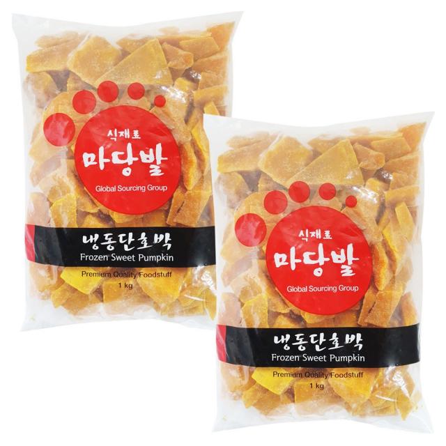 소디프 마당발 단호박 박피 1kgx2개 무료배송 1개