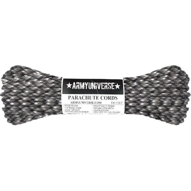 Army Universe 육군 우주 도시의 위장 나일론 Paracord 249 476g 유형 III 7 스 Urban Camouflage100 Feet, 상세페이지참조