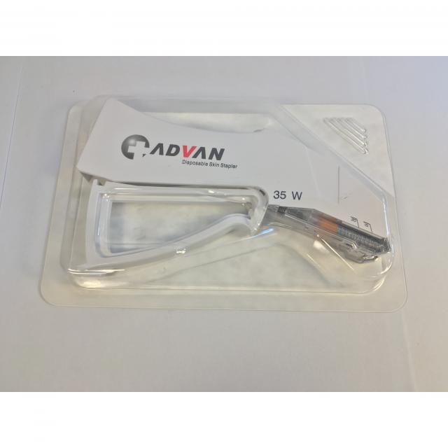 ADVAN 35W 의료용 스킨 스테플러 피부 자동 봉합기 Skin Stapler, 1개