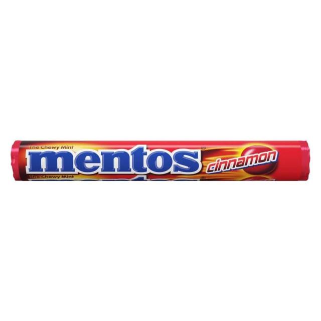 Mentos 멘토스 츄위민트 캔디롤 시나몬 1.32oz 14EA, 1개