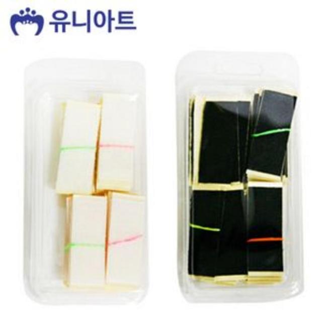 [AJM_8838404] (선택 : 백색) 유니아트 재단 찍찍이 2cm 택1 만들기 소품 재료, 백색
