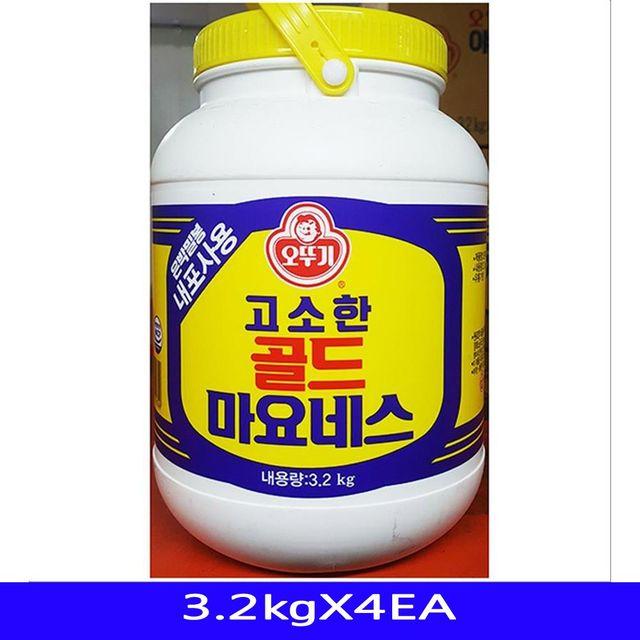 업소용식자재 업소용 마요네즈 대용량식자재 식재료 식당 내포마 식자재 오뚜기 3.2X4EA, 1개