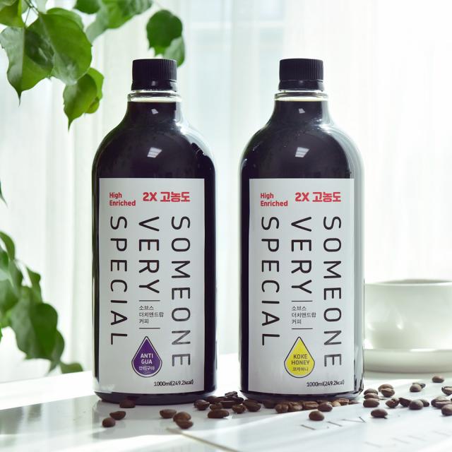 소브스 고농도 2X 더치커피 1L 고카페인커피 홈카페 업소용 콜드브루원액