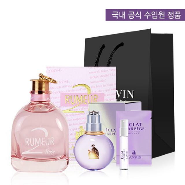 랑방 [랑방] 루머2 로즈 EDP 30ml 풀세트 (본품+미니+스틱+쇼핑백), 선택완료, 본품30ml+미니+스틱+쇼핑백