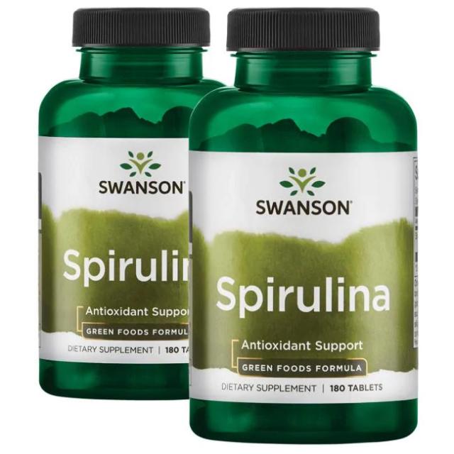 스완슨 그린푸드 스피루리나 Spirulina 180정 2팩 SWR030 p10