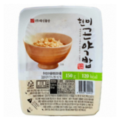 대신곤약 현미곤약 즉석밥, 150g, 48개