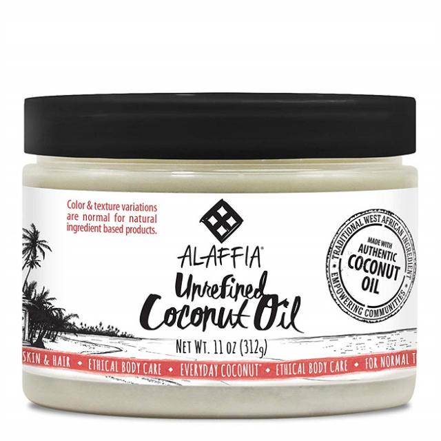 Alaffia Everyday Coconut Fermented Coconut Oil 알라피아 바디오일 11oz, 개