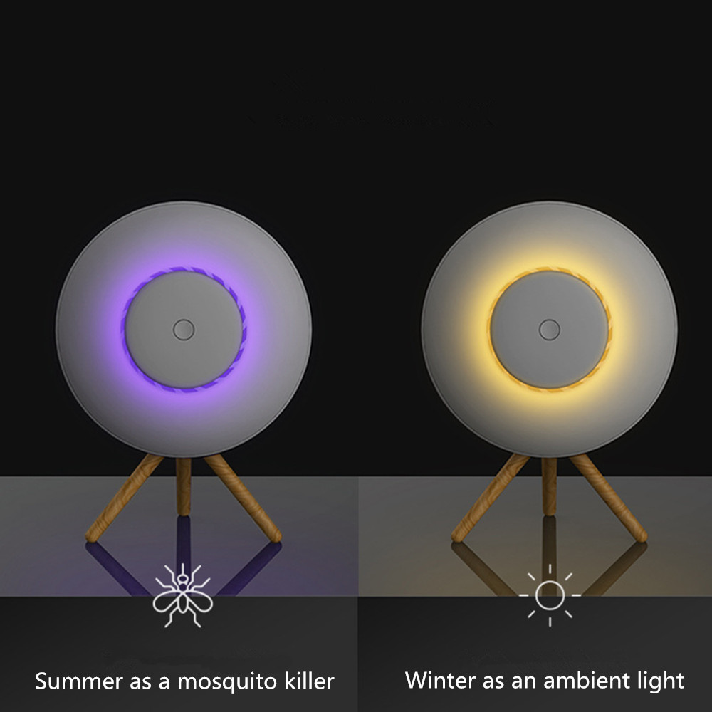 오로라 모기 킬러 램프 가정용 상업용 플라이 구충제 호텔 레스토랑 벽걸이 형 모기 트랩, WHITE