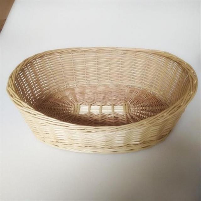 반려동물 둥우리 뜨개질 사계절 대나무 등나무 엮음 유편 통용 고양이 굴은 내구성이 좋고 친환경적이며 견고한 물세탁이, 원색 누우드