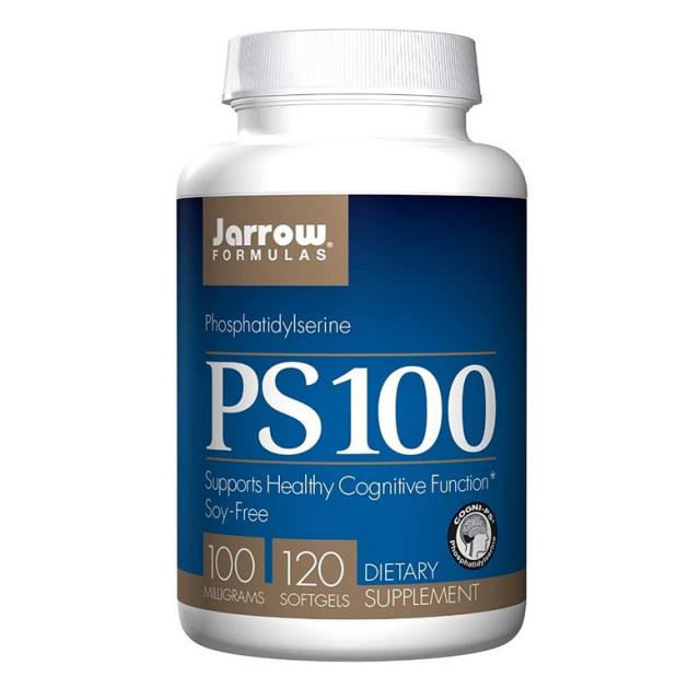 Jarrow Formulas 자로우포뮬러 브레인포그 초로기치매 영양제 포스파티딜세린 인지기능 100mg 120캡슐, 1mg, 1개