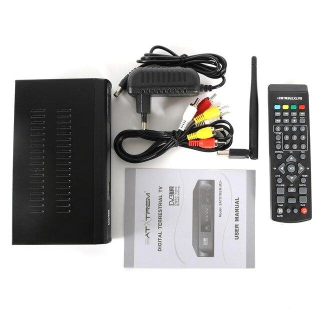 Satxtrem M2 플러스 접두사 DVB T2 TV 튜너 DVB-T 튜너 와이파이 수신기 DVBT2 DVB-T2 Vga 디지털 TV 박스, 02 TV Box With USB Wifi_02 Russian Federation_01 US Plug