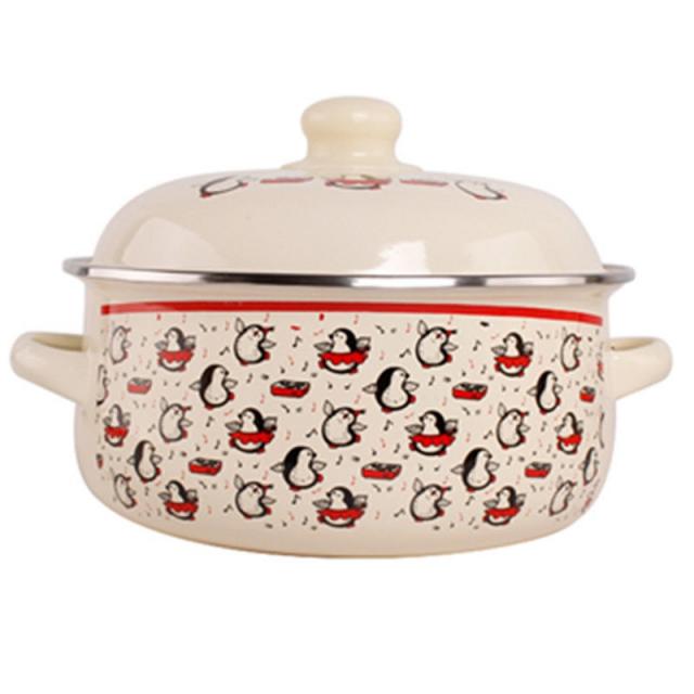 MEIISEO다용도 양수 냄비 인덕션 냄비 세트, 귀여운 펭귄_20Cm