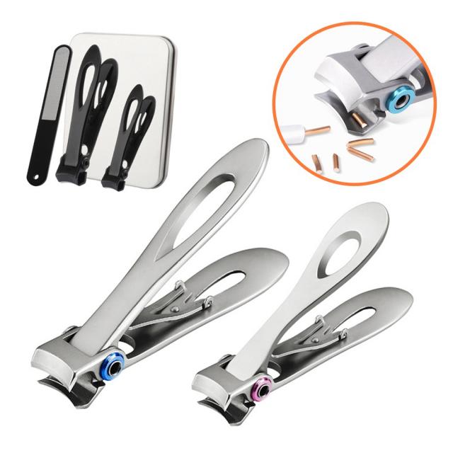 nailclippers 두꺼운 발톱깍기 내성 발톱깎이 무좀 발톱깎기 손톱깍기 세트, 1개, 손발톱깎이세트_실버