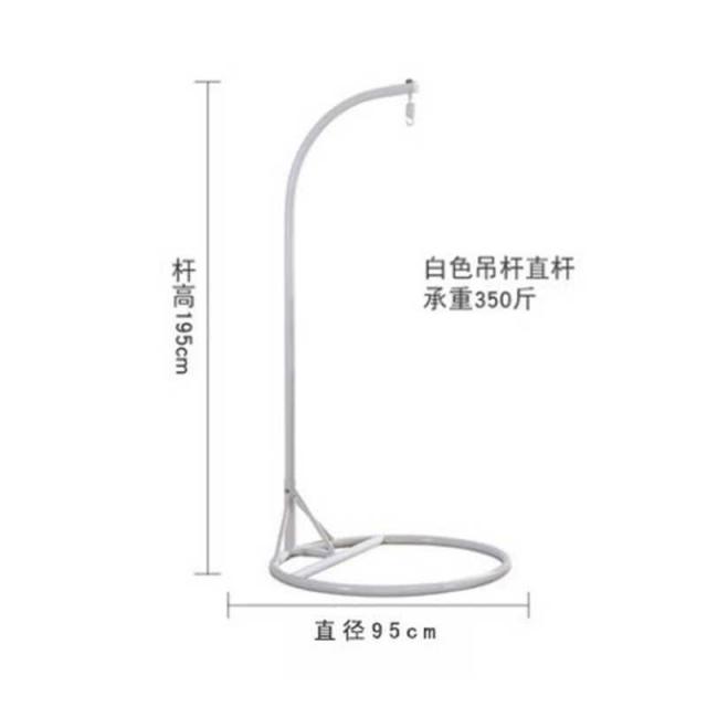 해먹스탠드 뉴타입 선반 와인랙 흡착판 지지대 요람 그네의자 실내 해먹 그네 받침대, T04-화이트색 곧은봉 그네의자 지지대 일반형 바닥권