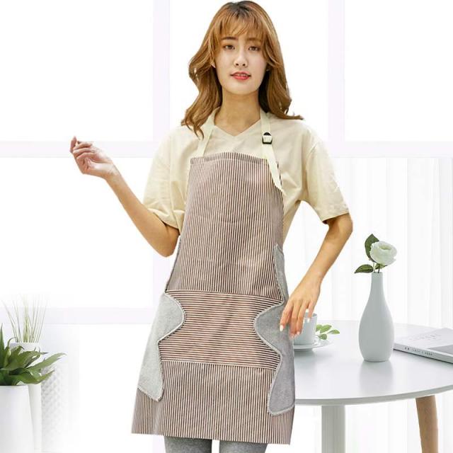 REDLIFO 이쁜 다용도 앞치마 주방 패션 조리대 소매커버 도톰 방유작