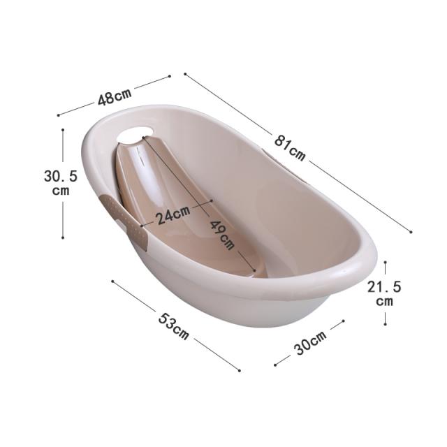 욕조 모욕대야 특대사이즈 자리에 눕다 큰사이즈 통 어린아이 가정용 신입생 아동용 품 2248033915, 카키브라운 모욕대야 _욕조 선반