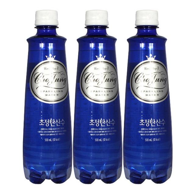 초정탄산수 플레인, 500ml, 10개