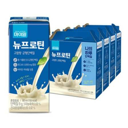 마이밀 마시는 뉴프로틴, 190ml, 64개