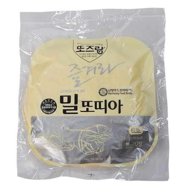 또즈랑 밀또띠아 6호 240g, 본상품선택