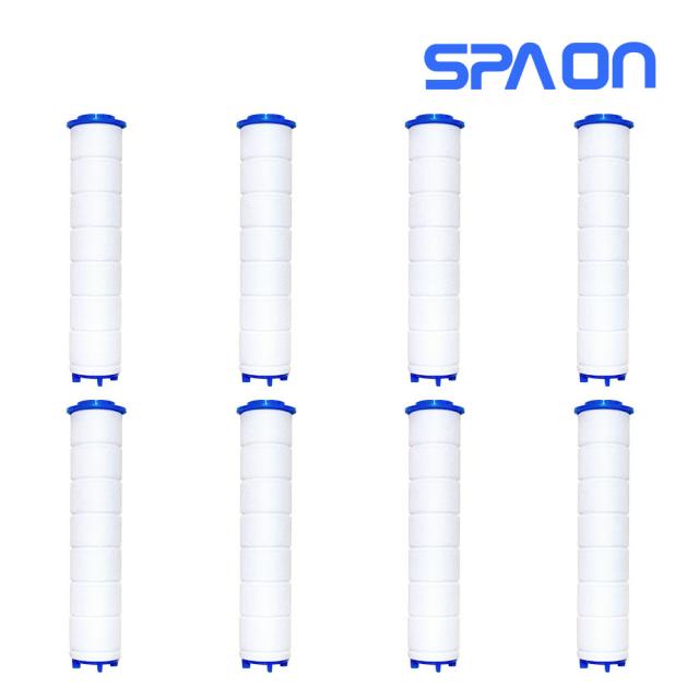 스파온 마이크로 퓨어 5중 정수 샤워기 전용 1차 불순물 차단 필터 8 24개월 세트 1개