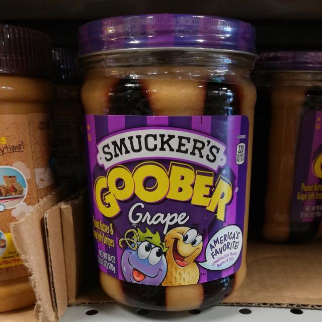 Smucker's Goober Grape Americas favorite Spread 스머커스 구버 그레이프 아메리카 페이버릿 스프레드 18oz(510g) 2팩, 18oz