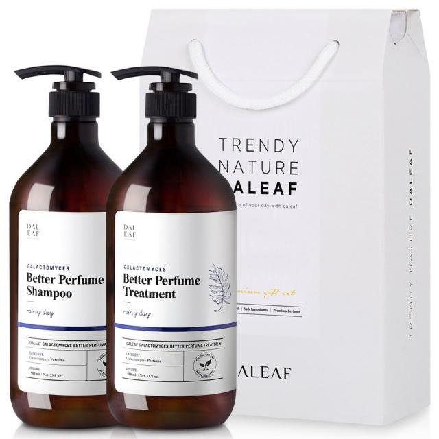 달리프 갈락토미세스 베러퍼퓸 선물세트 샴푸 500ml + 트리트먼트 500ml 레이니데이향 1세트, 1개