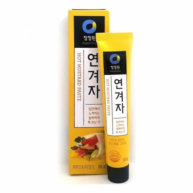 연겨자 35g 겨자 향신 소스 생선회 초밥 해물탕 냉면 조미료육수 다시다 미원 식용유 소스 양념 케찹 간장 시즈닝 와사비 향신료 식자재 양념장 쌈장 연두 설탕 고추장 진간장 물엿 쯔유 맛소금 치킨스톡 고추기름 김가루 꽃소금, 연겨자35g