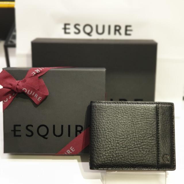 [쿠팡]에스콰이아 슈렁큰 소가죽 남성 반지갑