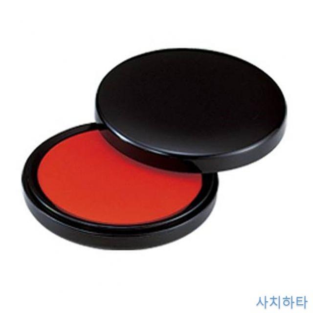 UW519918 cf-02419 결재 밥 원형 적색 인주 도장 스탬프형 회중형 고무인 MG-60EC 날인