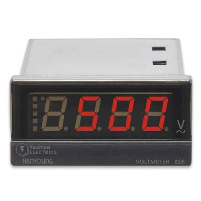 BS6-NA10 디지털 교류 전압계 AC 500V 판넬 메타 VOLTMETER 한영넉스, 1개입