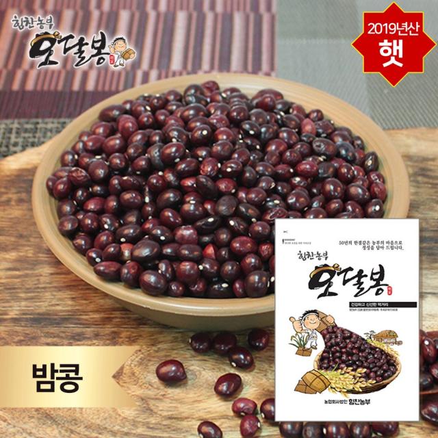 힘찬농부오달봉 2019년 햇 밤콩 울타리콩 양대 울콩 국내산, 1개, 500g