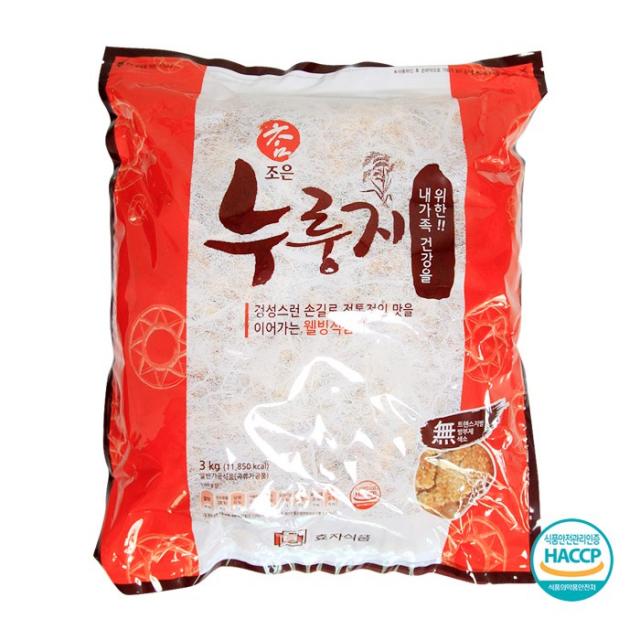 효자식품 참조은 누룽지 3KG