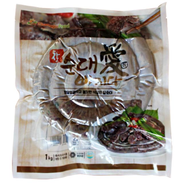 창구식품 찰순대 1kg 냉장식품, 1개