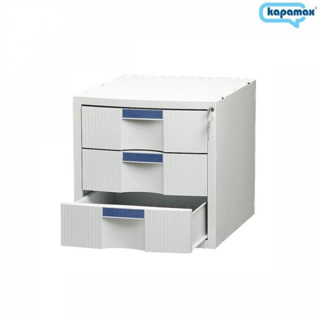 [풀리줄리] 서류함 3단 대학 교수 회사 비품 학원 유인물 보관 카파맥스 멀티