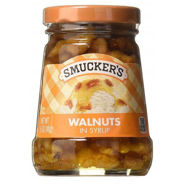 Smuckers Walnuts in Syrup Topping 스머커스 시럽 토핑 호두 5oz 6팩, 1개