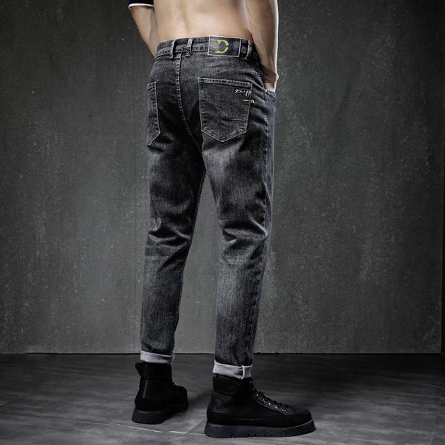 Dec.15 843번 기모와 두께감의 남성청바지 겨울신상 슬림 배기핏 기모 캐주얼 팬츠 멋스럽게 잘 어울리는 면바지 남Z