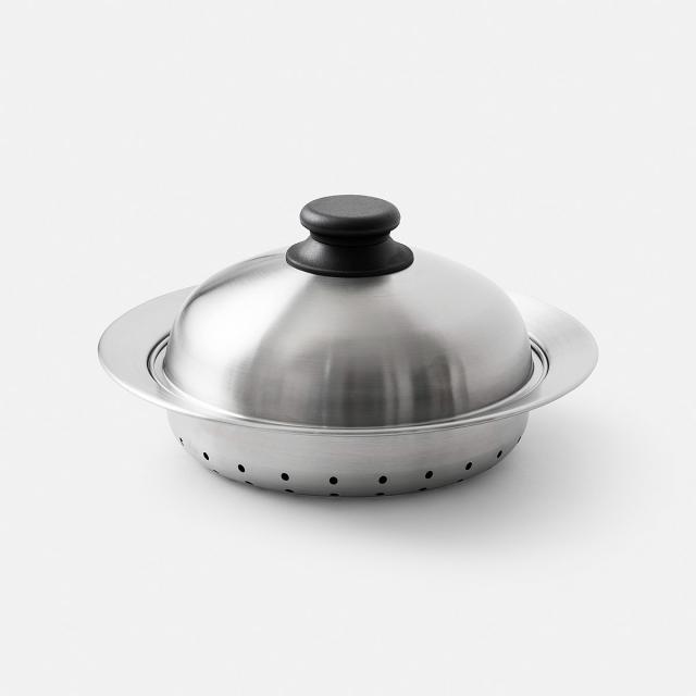 [JAJU/자주] 스텐찜기+돔형뚜껑 세트_20-24cm용, 상세설명 참조, 실버/FR