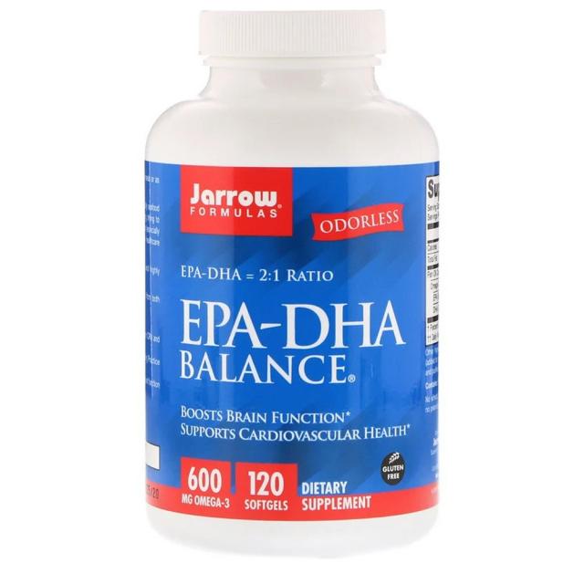 Jarrow Formulas Balance 자로우 포뮬러 EPA-DHA 밸런스 소프트젤 120정 심혈관 동맥 건강