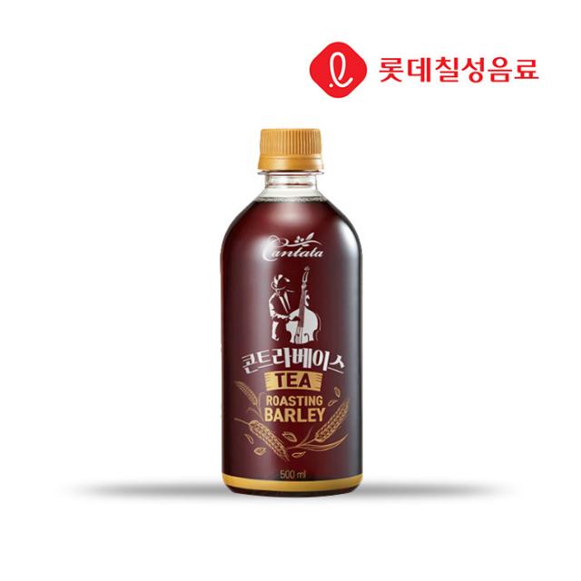 롯데칠성음료 칸타타 콘트라베이스 TEA 로스팅 보리 500ml, 1개