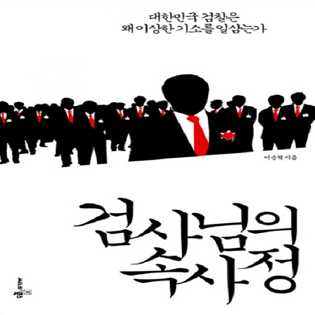 검사님의 속사정:대한민국 검찰은 왜 이상한 기소를 일삼는가 씨네21북스