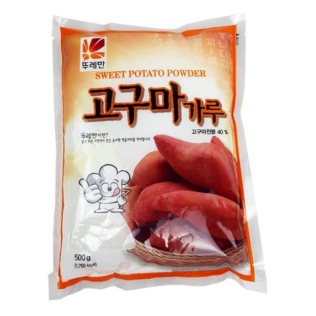 별도표기 묶음배송가능상품 IN 뚜레반 1090 고구마가루 500g 먹을거리 고구마전분, 단품