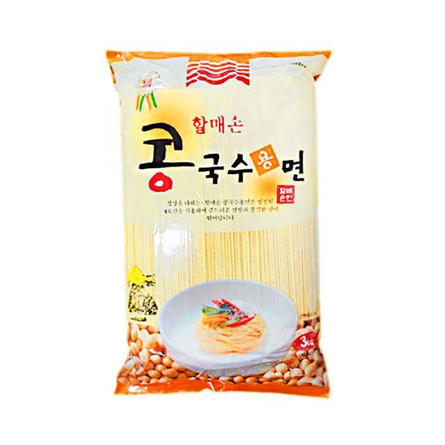 할매손 콩국수용면 3KG 더욱 쫄깃한 진공숙성면 얇은콩국수면