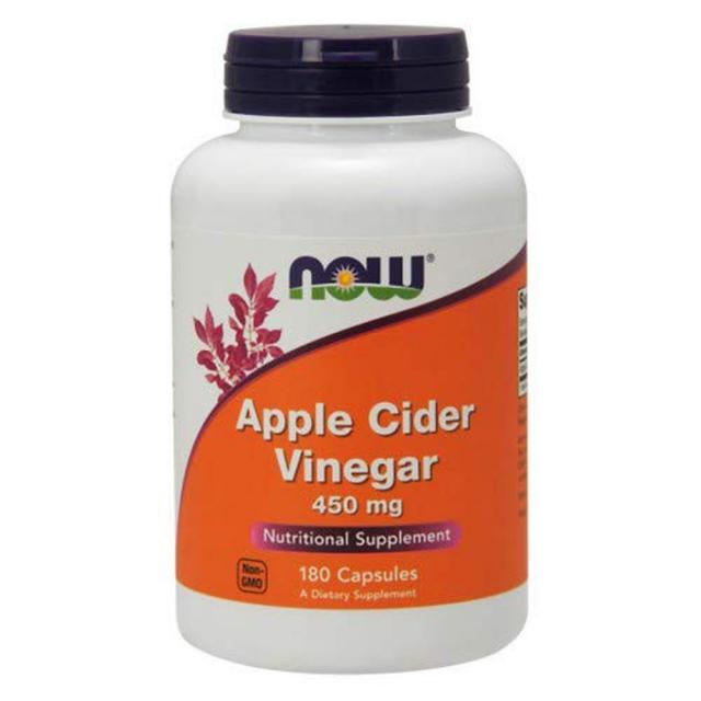 NOW 나우푸드 애플 사이더 비니거 450 mg 180정 Foods Apple Cider Vinegar, 1통