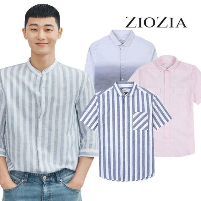 ZIOZIA 지오지아 시원한 여름 캐주얼 셔츠 균일, 09. AAX2WC1111_WT_95/FREE