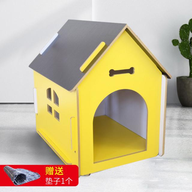 고양이집 . 목제 강아지하우스 실외 방타입 별장 고양, C04-XL(35키로이내 애완동물 적합사용 80*55*