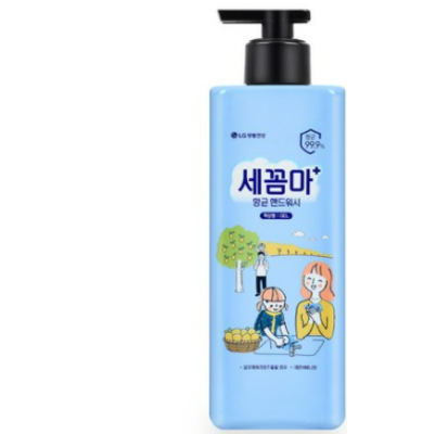 온더바디 세균아꼼짝마 향균 핸드워시 레몬버베나 480ml, 33개, 480ml